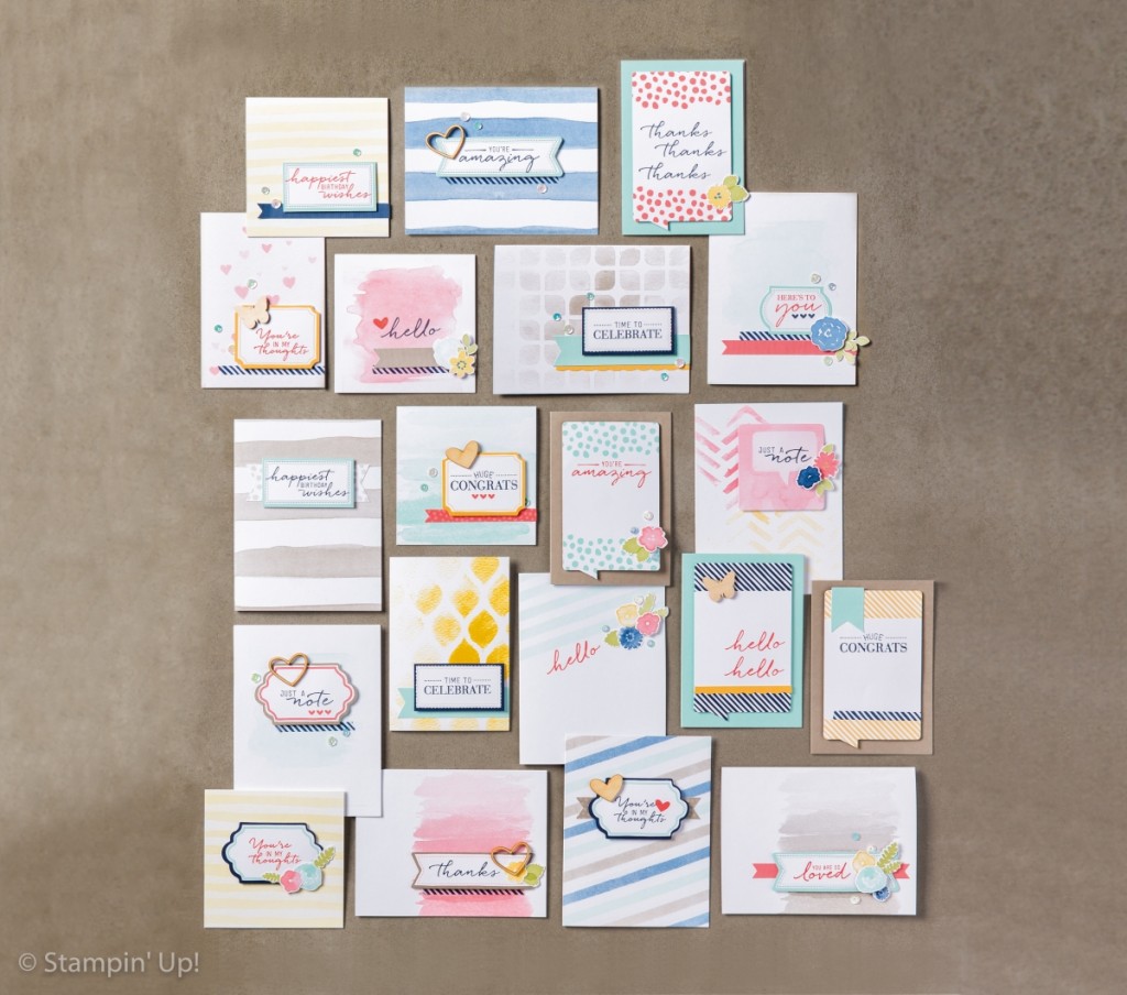 Watercolor Wishes Cards