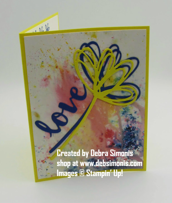 Stampin-Up-Brusho-Color-Crystals-Sunshine-Wishes-Thinlits-love-card-friend-Debra-Simonis-Stampinup