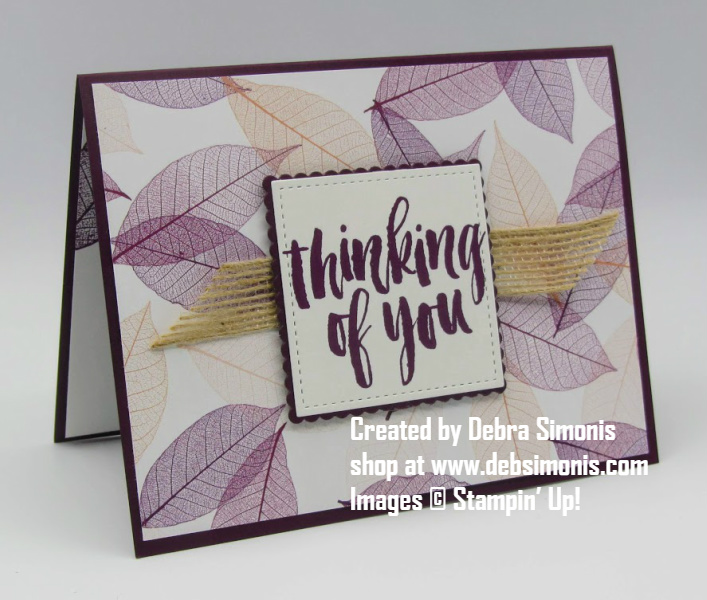 Stampin-Up-Rooted-in-Nature-stamp-set-Natures-Poem-designer-series-paper-masculine-thinking-of-you-card-Debra-Simonis-Stampinup