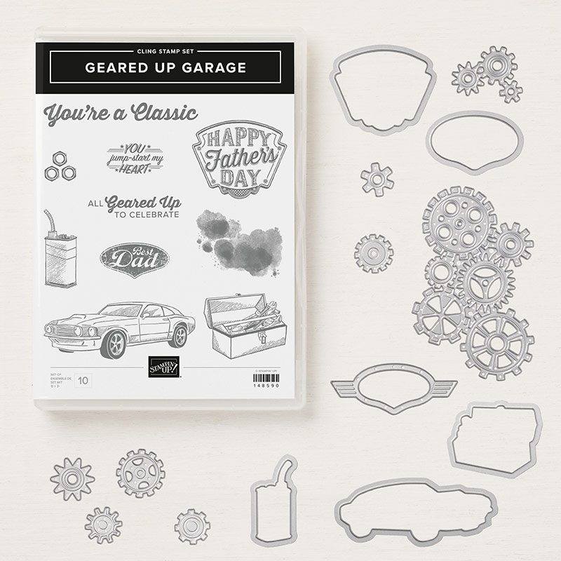 Stampin Up Geared Up Garage Bundle Debra Simonis 