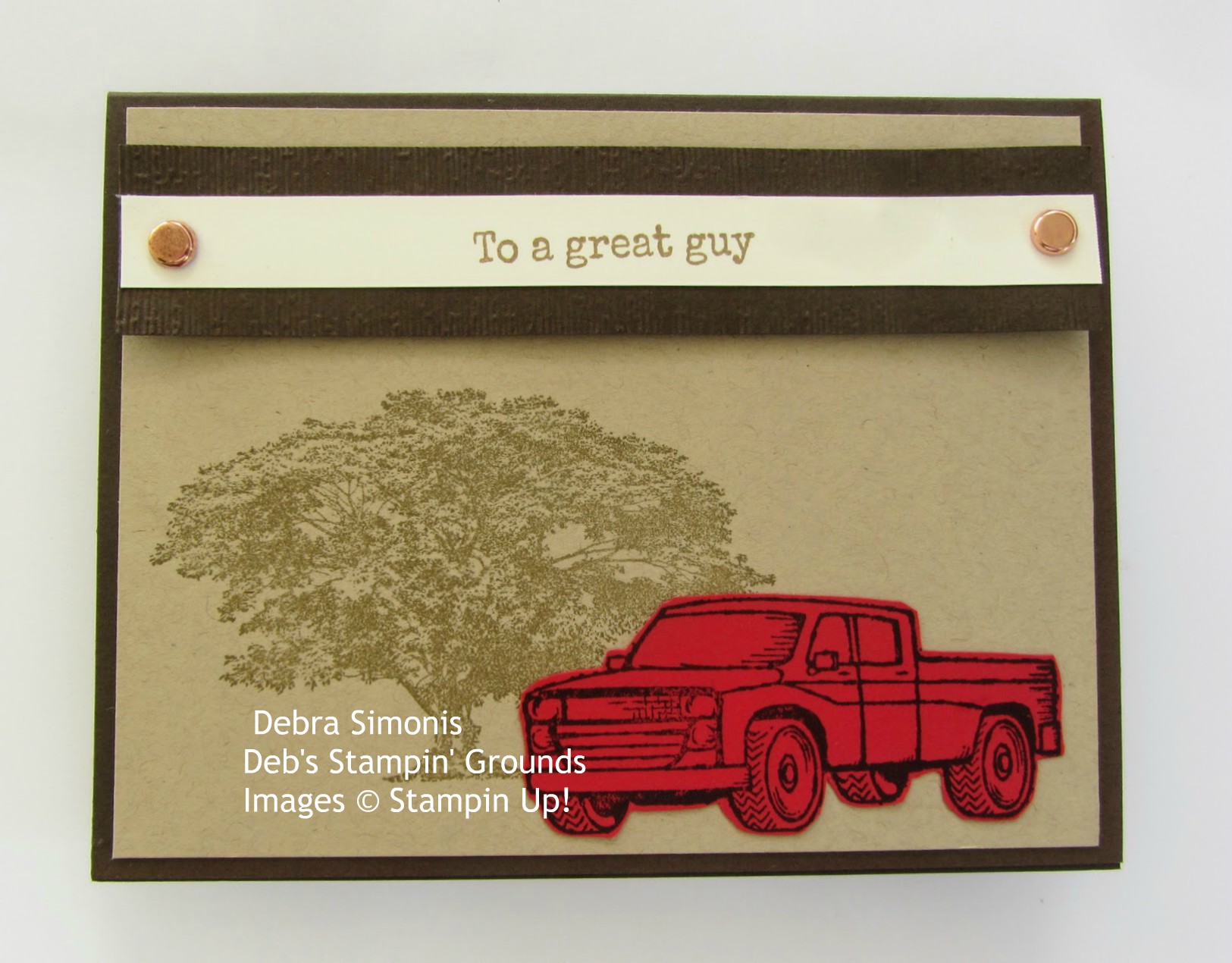 Stampin-Up-Pedal-to-the-Metal-Rooted-in-Nature-Subtle-Embossing-Folder-masculine-birthday-card-Debra-Simonis-Stampinup