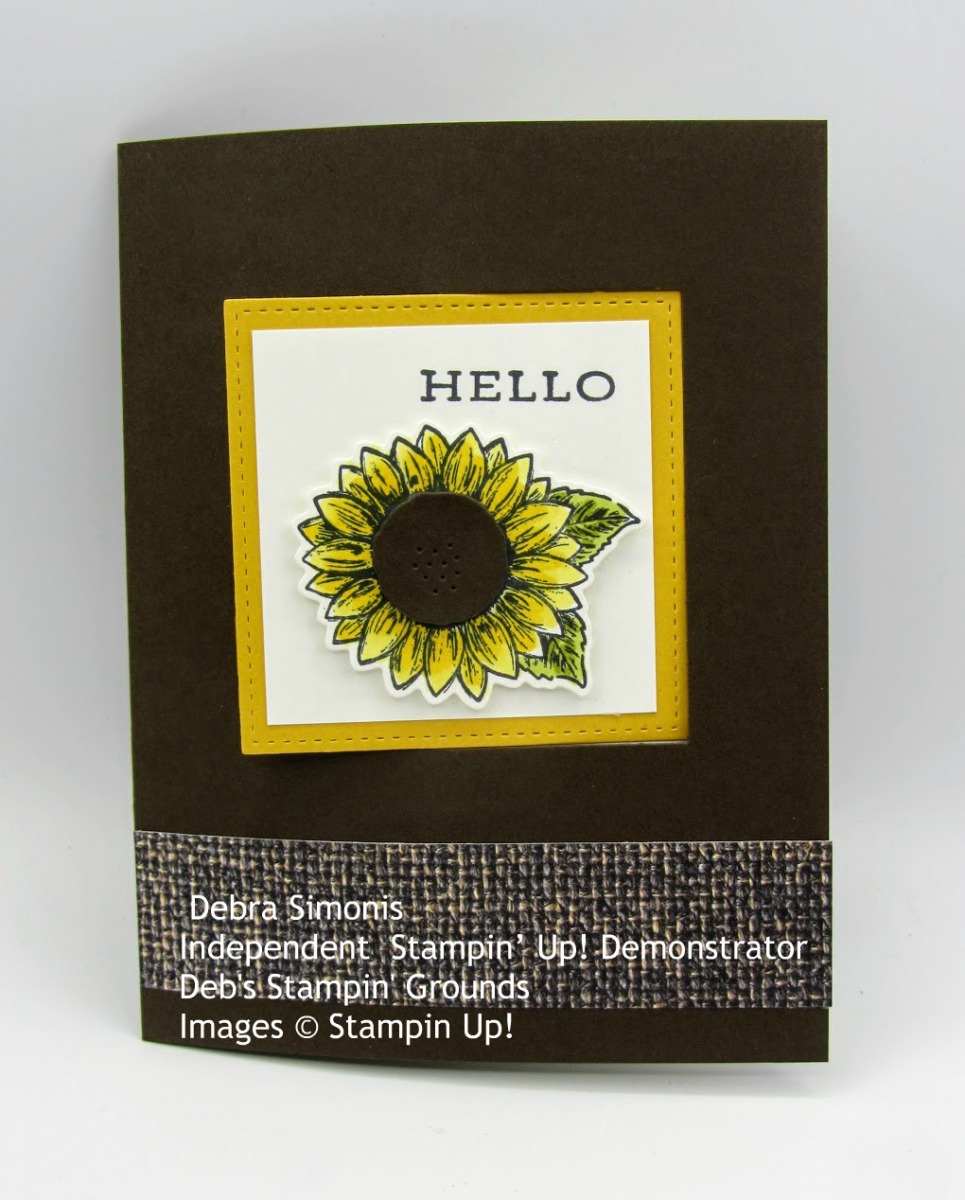 Stampin-Up-Celebrate-Sunflowers-stamp-set-Sunflower-Dies-Stitched-Shapes-Dies-hello-pop-through-accordion-card-Debra-Simonis-Stampinu