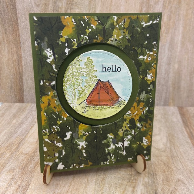 Stampin-Up-Campology-Best-Year-Layering-Circles-Dies-tuck-away-z-fold-card-masculine birthday-card-camping-enthusiast-Debra-Simonis-Stampinup