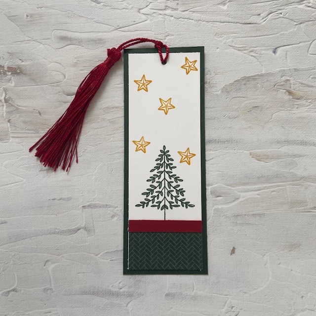 Stampin-Up-Evergreen-Elegance-Perfectly-Plaid-Christmas-bookmark-Debra-Simonis-Stampinup