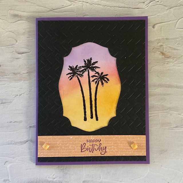 Stampin-Up-Paradise-Palms-Tasteful-Labels-Dies-Coastal-Embossing-Folder-heat-embossing-birthday-card-Debra-Simonis-Stampinup