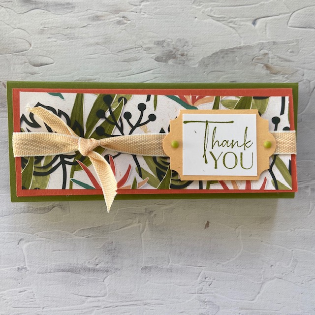 Stampin-Up-Flowing-Flowers-Everyday-Label-Punch-Thank-You-3-D-candy-sleeve-Debra-Simonis-Stampinup