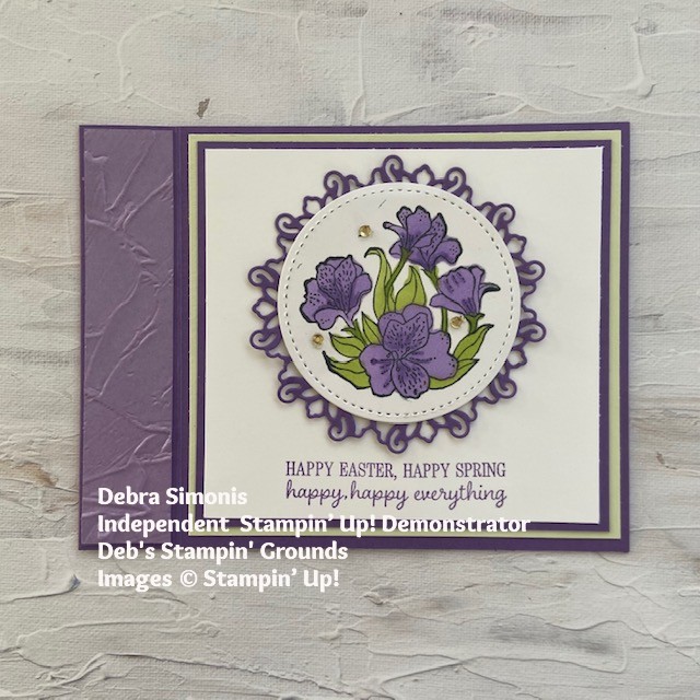 Stampin-Up-Encircled-in-Friendship-Timeless-Tulips-Encircled-in-Beauty-Dies-Painted-Texture-Embossing-Folder-East-Card-Debra-Simonis-Stampinup