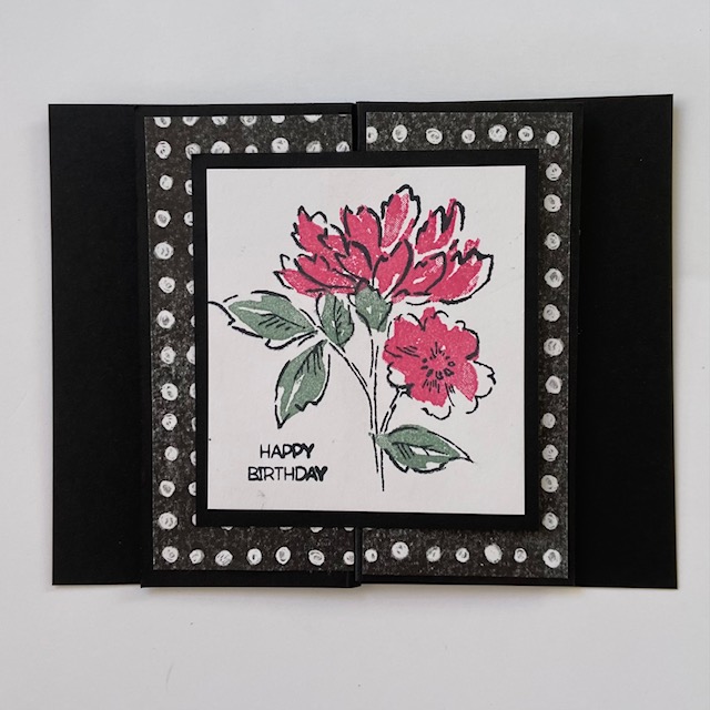 Stampin-Up-Hand-Penned-Flowers-fun-fold-birthday-card-Debra-Simonis-Stampinup