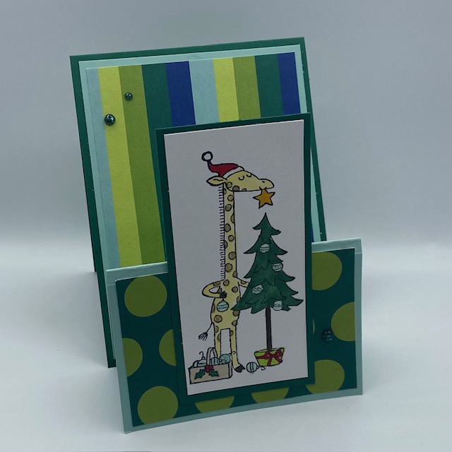 Stampin-Up-Festive-Fun-z-fold-fun-fold-Christmas-Card-Giraffe-Debra-Simonis-Stampinup