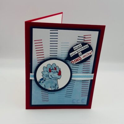 Stampin-Up-Darling-Dinos-Stripes-Dots-kid-birthday-card-red-white-blue-Debra-Simonis-Stampinup